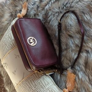 Michael Kors Crossbody, NWT, Handbag, burgundy